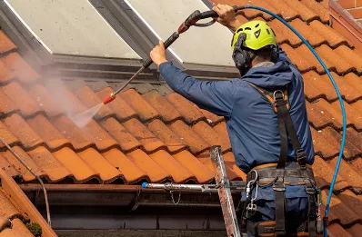Démoussage et hydrofuge de toiture à Mesmay
